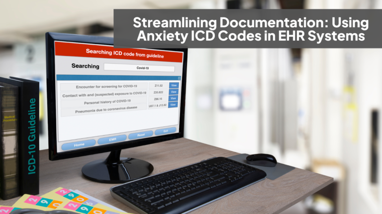 Streamlining Documentation: Using Anxiety ICD Codes in EHR Systems