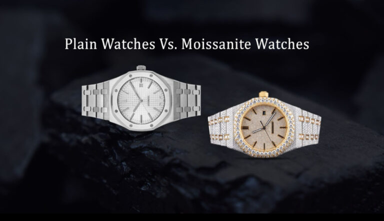 Plain Watches vs. Moissanite Watches: The Ultimate Guide
