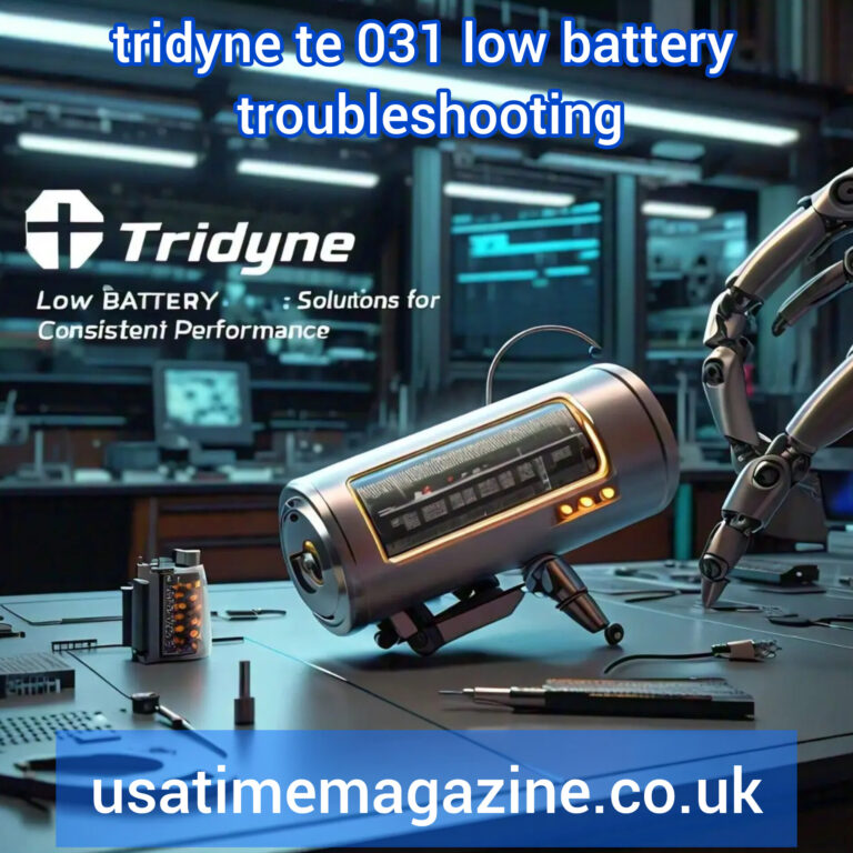 tridyne te 031 low battery troubleshooting